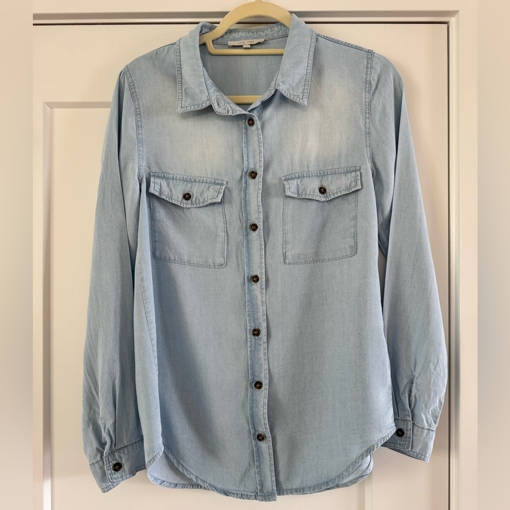 Light Blue Button-Up Shirt